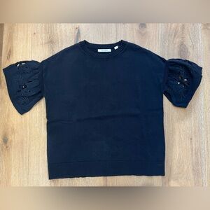 Chinti & Parker short sleeve sweater top - size small